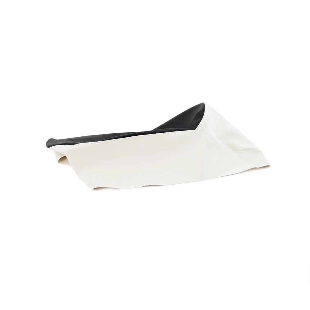 Sadelklädsel, Svart/Vit (Puch Alabama 1961-65)