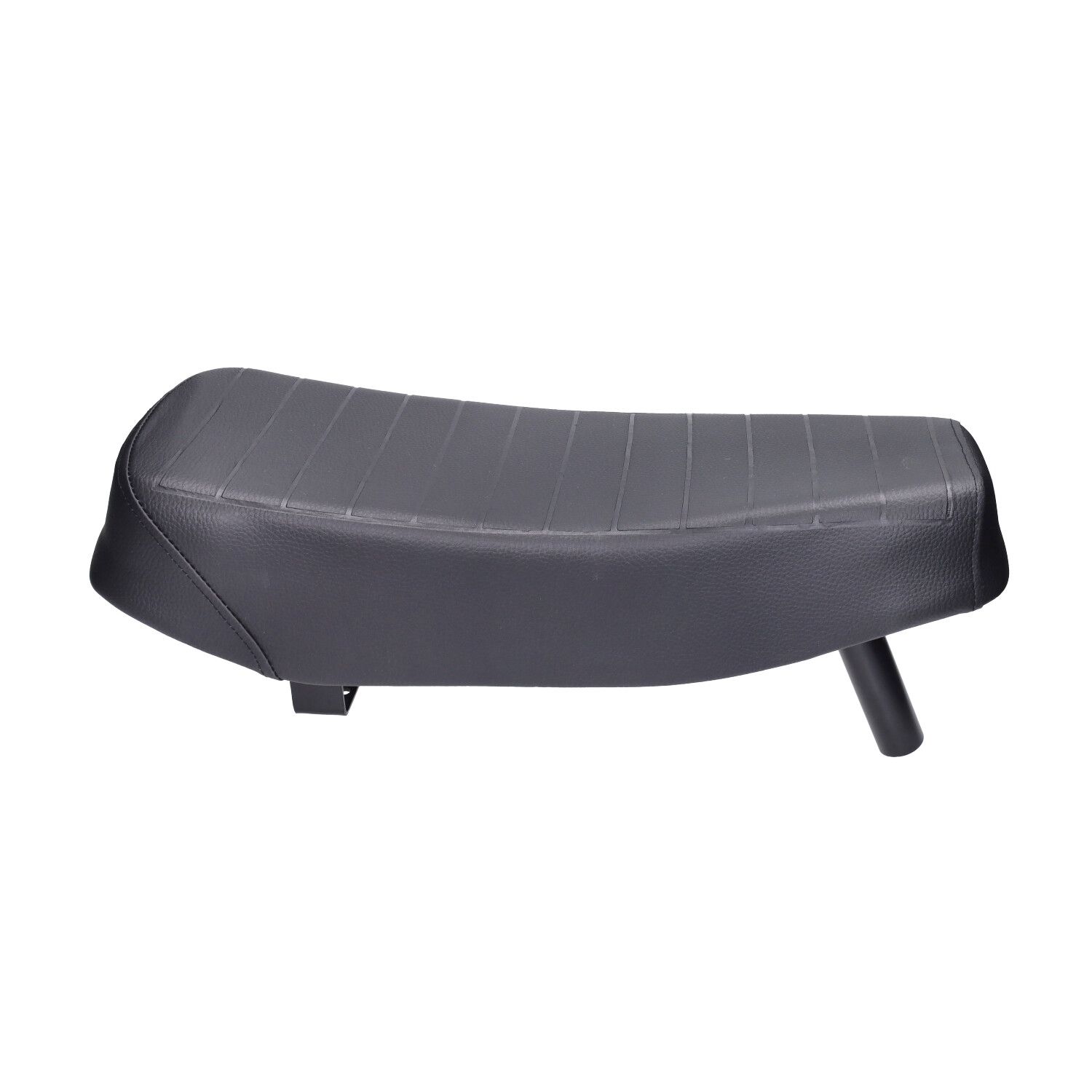 Sadel, Lång "Limpa" Svart m. logo (Puch Maxi)