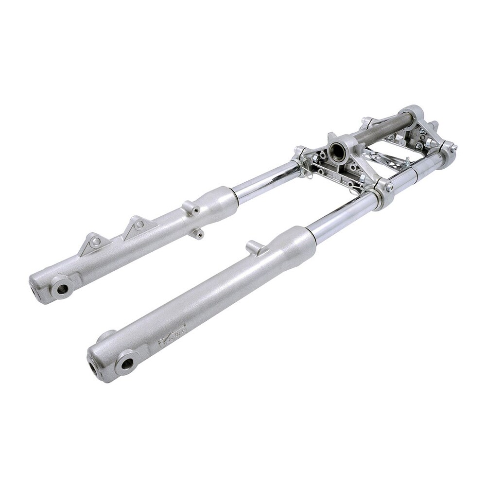 Framgaffel EBR, silver/aluminium (Tomos, nyare)