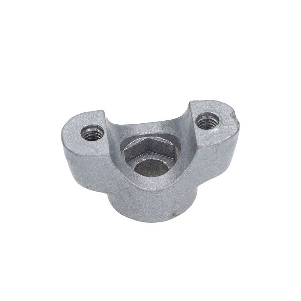 Styrfäste/styröverfall, undre halva, silver (Tomos)