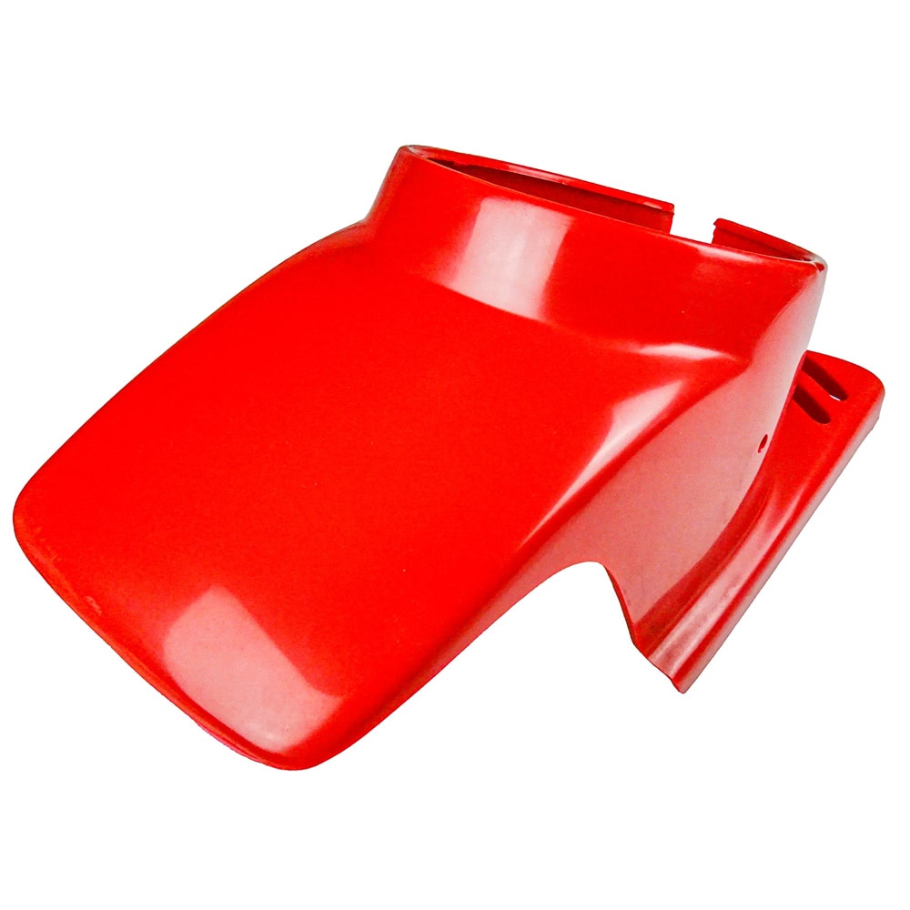 Strålkastarkåpa rund, 130mm, röd (Puch Maxi, Tomos)