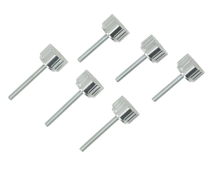 Kåpskruvsats, Aluminium m logo (Puch Maxi)