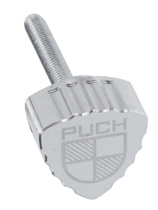 Kåpskruvsats, Aluminium m logo (Puch Maxi)