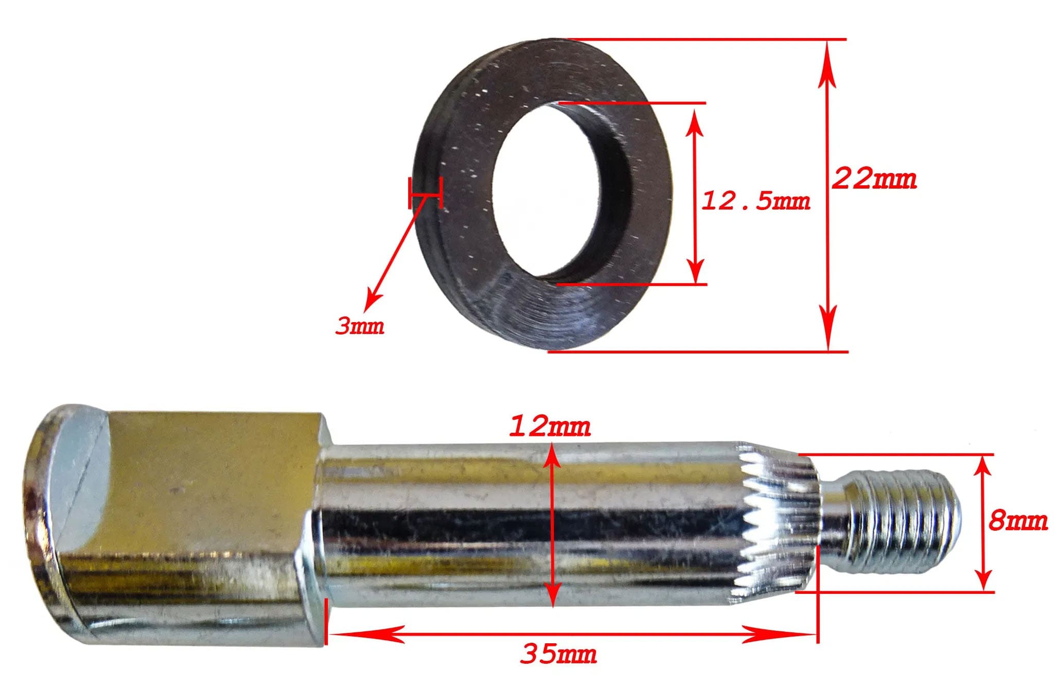 Bromsaxelsats (Puch m. Fullnav)