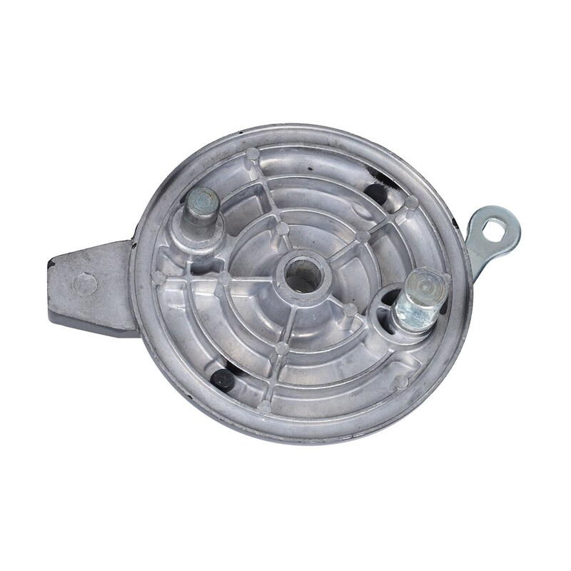 Bromssköld / bromstrumma bak, svart (Tomos)