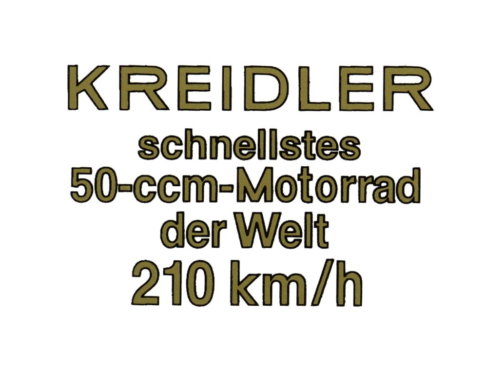 Dekal "Kreidler"