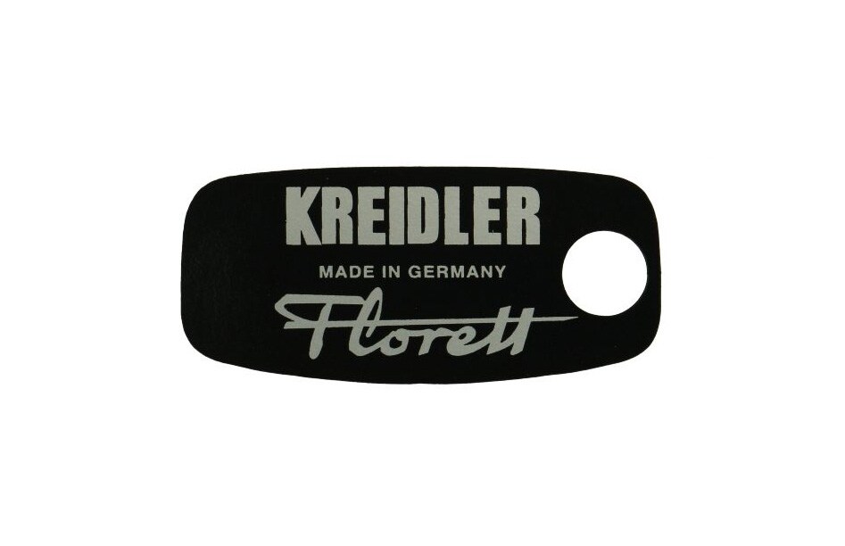 Dekal verktygsbox "Kreidler", svart/silver