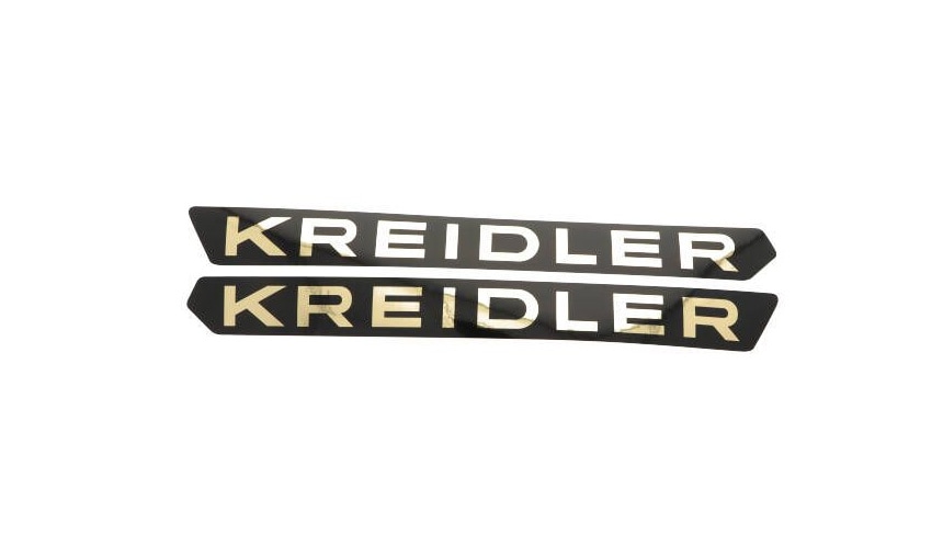 Tankdekaler Kreidler 1973-75 svart/Guld
