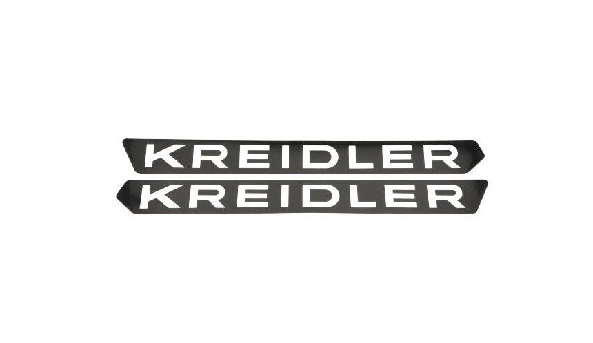 Tankdekaler Kreidler 1973-75 svart/silver