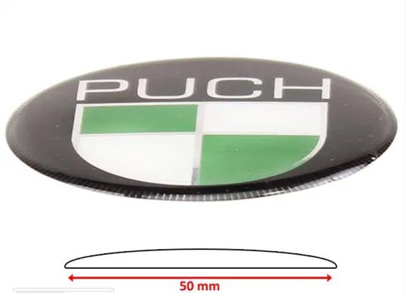 Tankemblem Ø 50mm 3D (Puch)