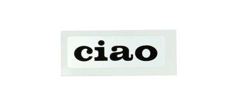 Dekal "Ciao" (Piaggio Ciao)