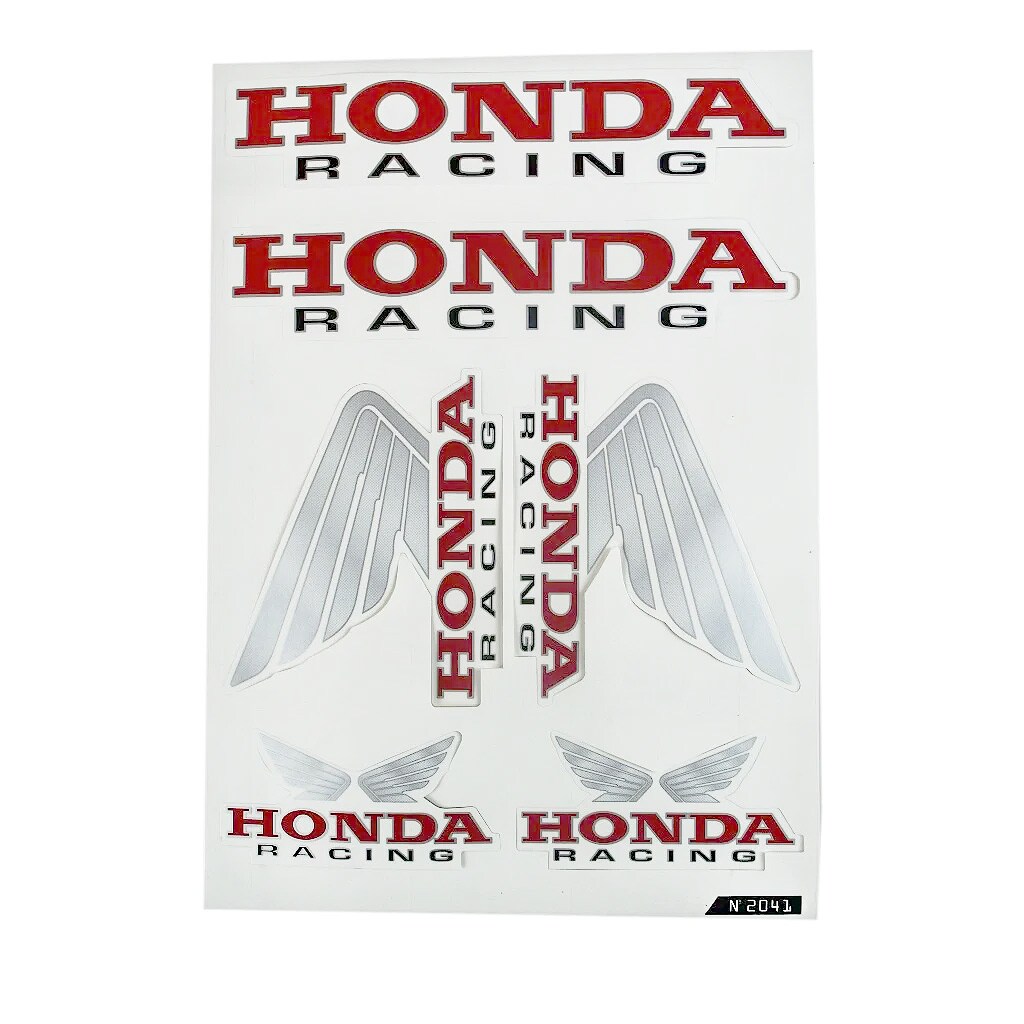 Dekalsats Honda Racing (33x22cm) - FALKO