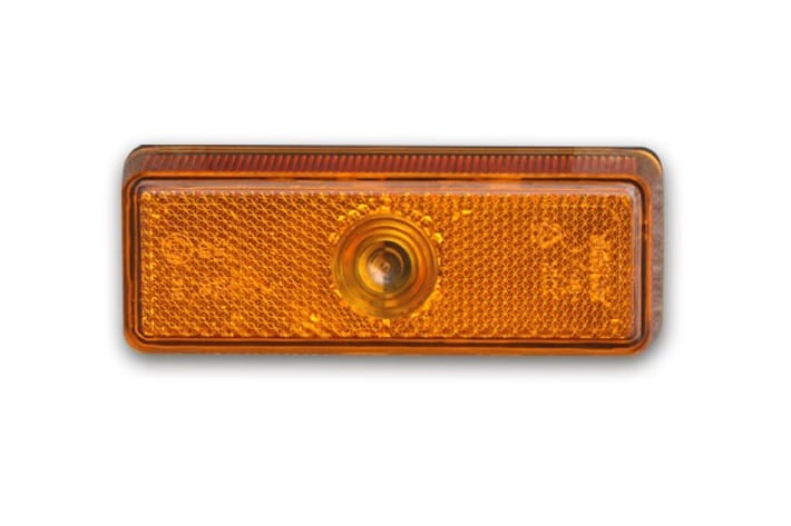 Reservglas, orange för sidomarkering (Hella/Talmu/Aspöck)