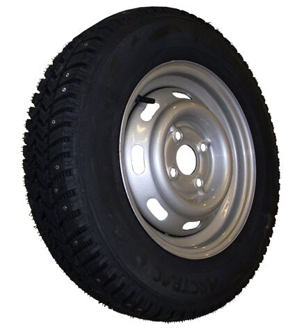 Vinterhjul dubbat 155/80R13 4/57/100 - HÖGER ROTATION