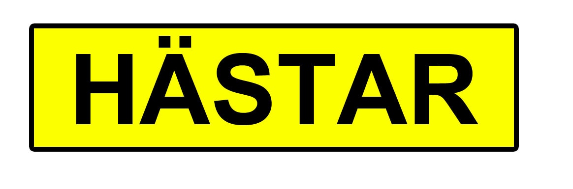 Dekal "Hästar" 860474