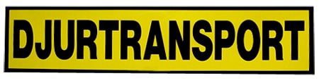 Dekal "Djurtransport" (900x200 mm)