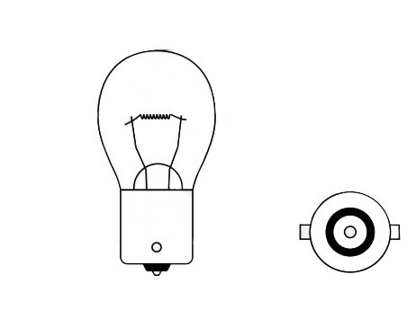 Glödlampa BA15S 6V 21W